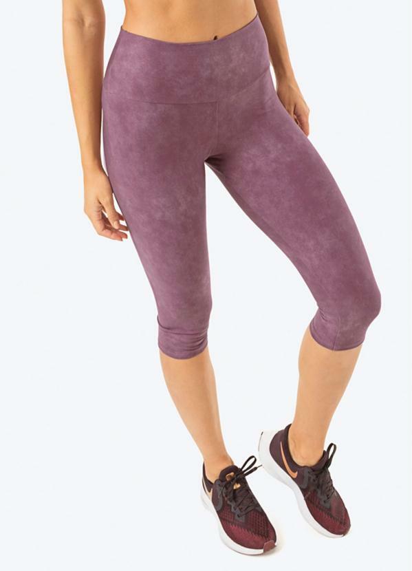 Malwee - Calça Lilás Escuro Corsário Supplex®