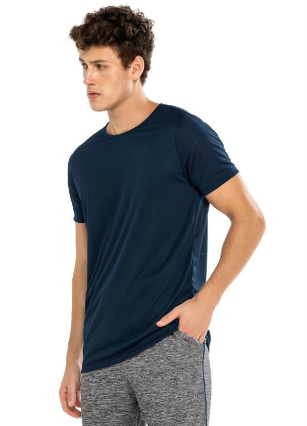 Enfim - Camiseta Azul Marinho Tradicional Dry