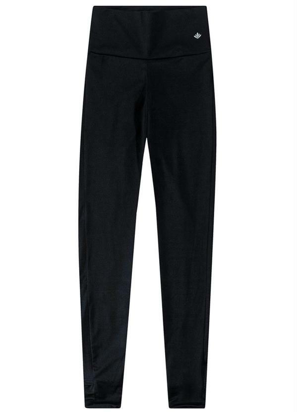 Malwee - Calça Preta Legging em Malha Wonder