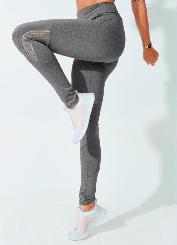 Legging Feminina Mescla Cinza - Endless