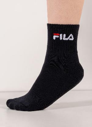 Fila - Tripack Unisex Cano Medio Preto - FILA