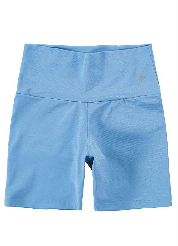 Malwee - Shorts Azul Malha Wonder