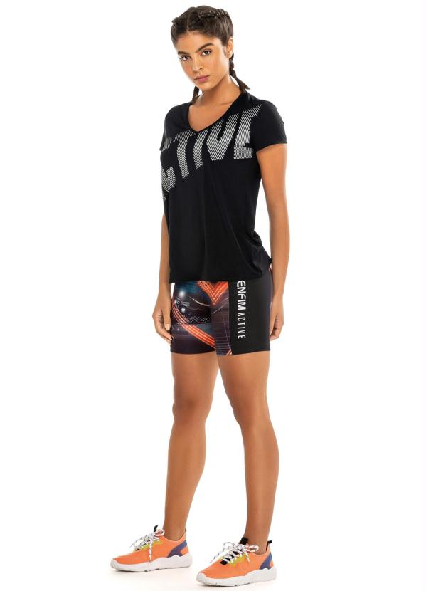 Enfim - Shorts Preto Futurista 2