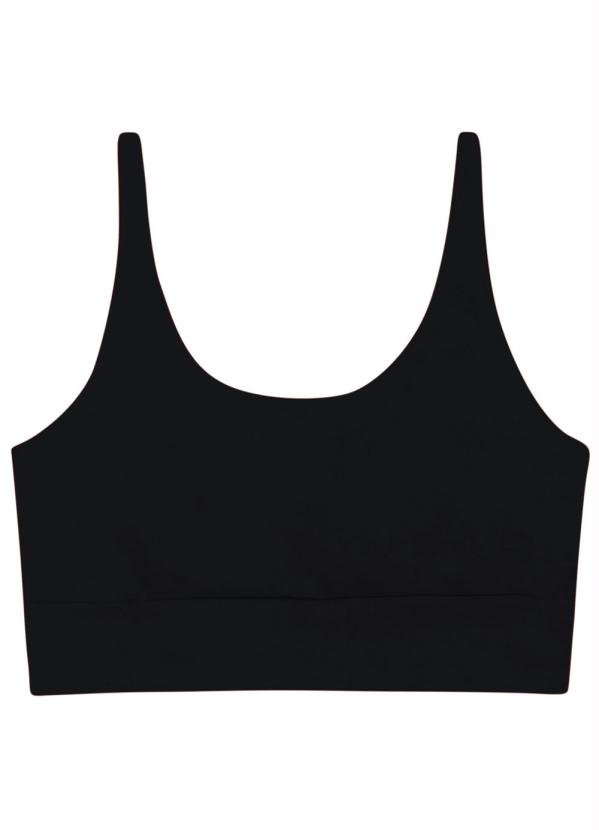 Enfim - Top Preto Tradicional Uv50+