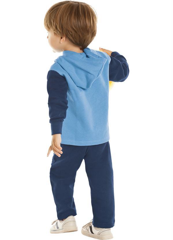 Moda Pop - Conjunto Bebe Marinho/Azul 2