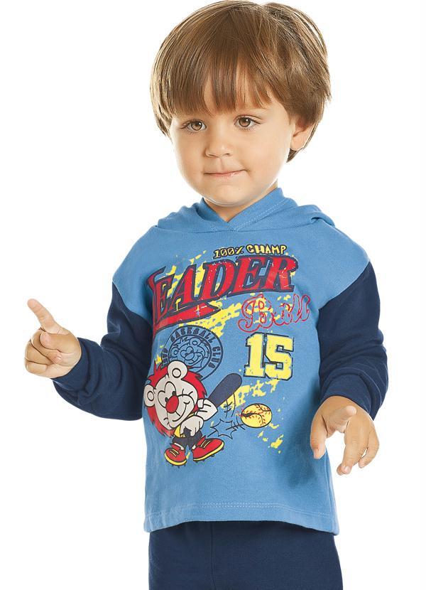 Moda Pop - Conjunto Bebe Marinho/Azul 3