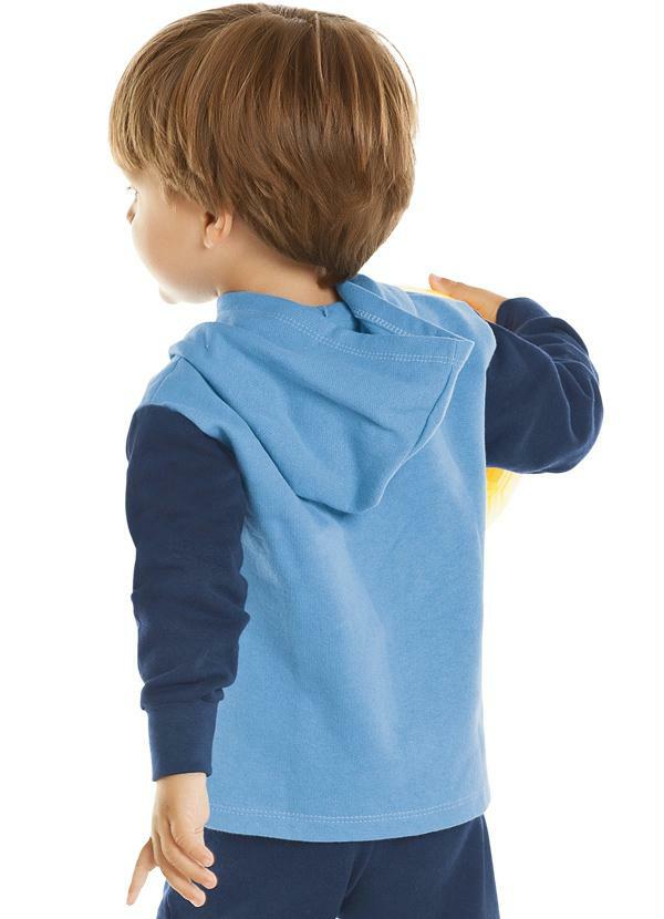 Moda Pop - Conjunto Bebe Marinho/Azul 4