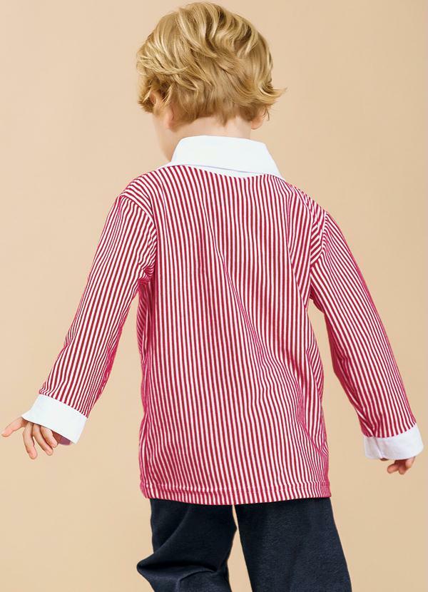 Moda Pop - Conjunto Bebê Menino Azul e Vermelho 5