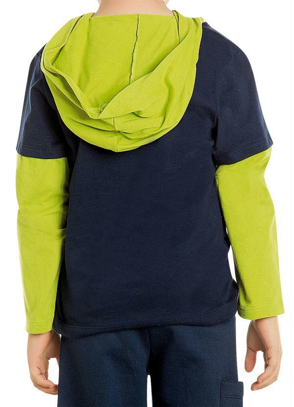 Moda Pop - Conjunto Infantil Marinho/Verde para Meninos 4