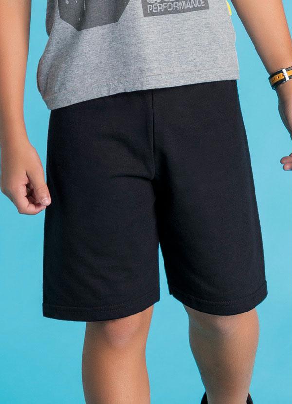 Outlet - Conjunto Infantil Menino Mescla e Preto 4