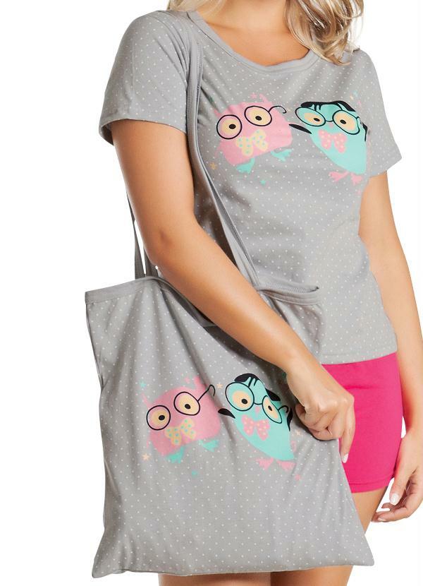 Alma Dolce - Bolsa Sacola Estampa Coruja