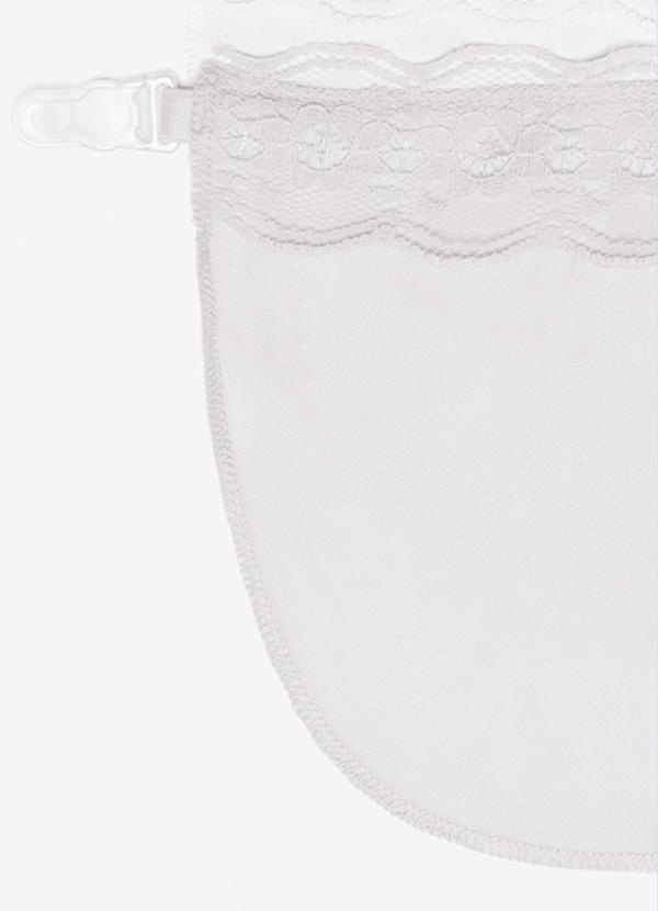 Alma Dolce - Tapa Decote com Renda Branca 3