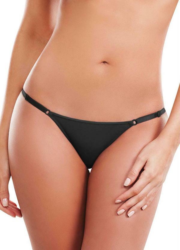 Marcyn Lingerie - String Marcyn com Regulagem Preto