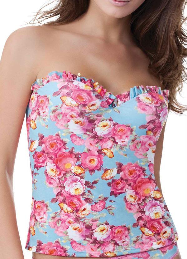 Marcyn Lingerie - Camiseta c/ Bojo Marcyn Toscana Azul