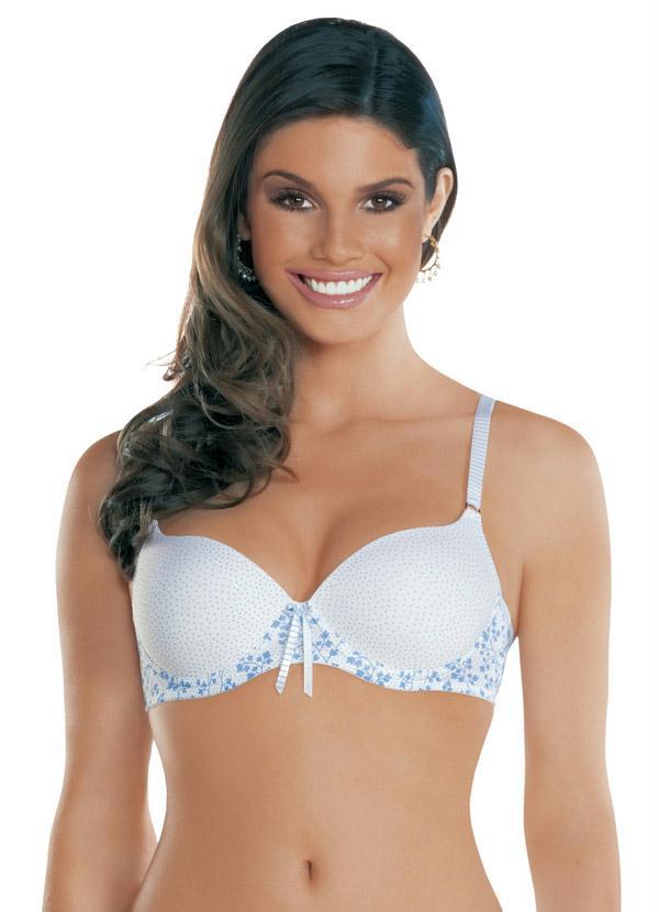 Marcyn Lingerie - Sutiã Bojo Pré-Formado Marcyn Limoges Azul