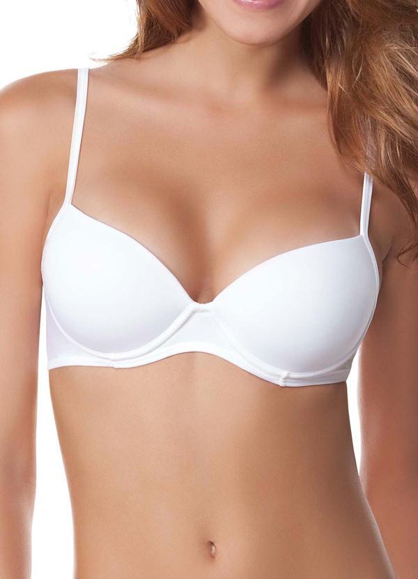 Marcyn Lingerie - Sutiã Branco Pré-Formado Marcyn