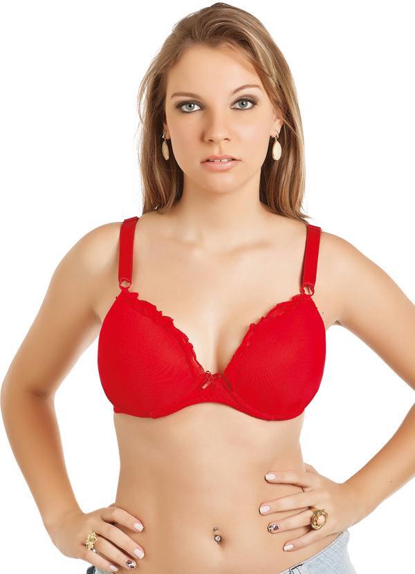 Alma Dolce - Sutiã Vermelho com Bojo