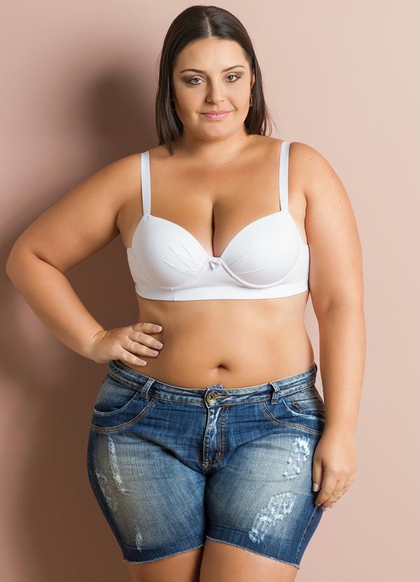 Alma Dolce - Sutiã Branco Plus Size 3
