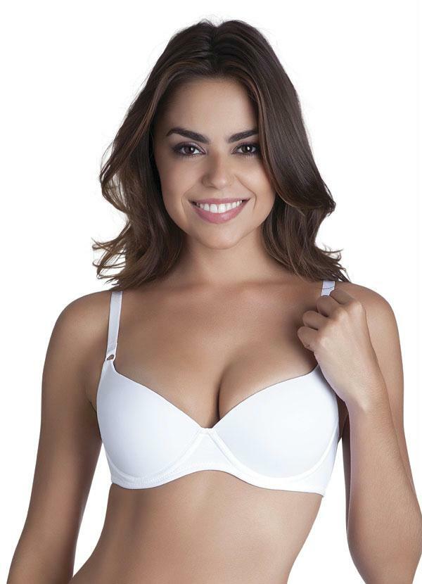 Marcyn Lingerie - Sutia Firmador Marcyn Basico Branco