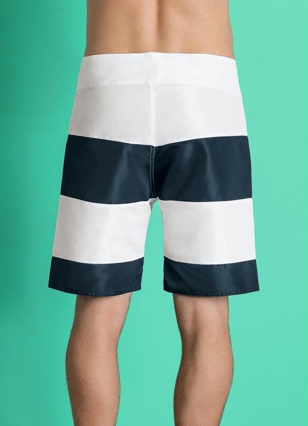 Moda Pop - Bermuda Masculina Listrado 2