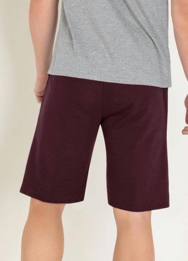 Outlet - Bermuda com Bolsos Bordo 2