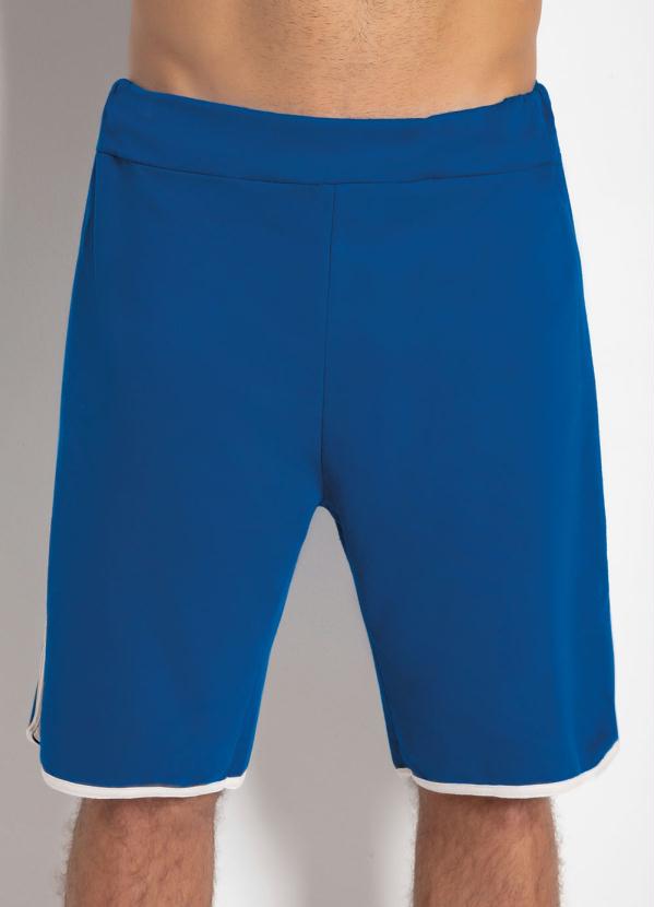 Outlet - Bermuda em Moletinho Azul 5