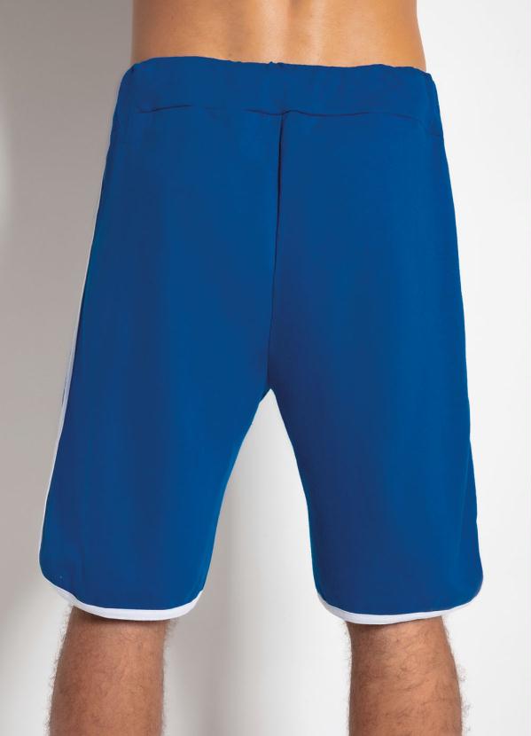 Outlet - Bermuda em Moletinho Azul 8