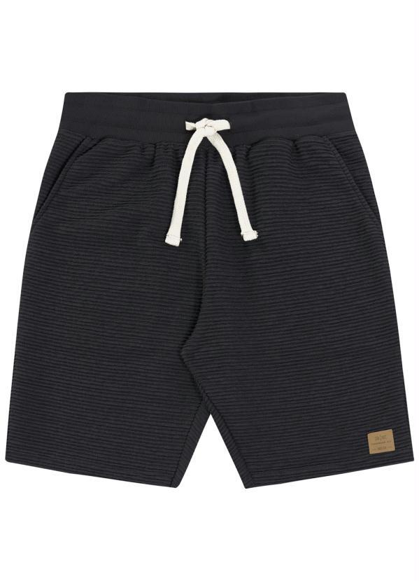 Hangar 33 - Bermuda Malha Classic Wave Preto