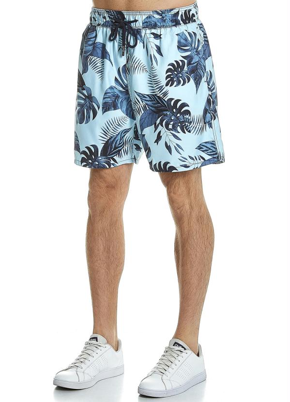 Rovitex - Bermuda Microfibra Masculina Azul 1