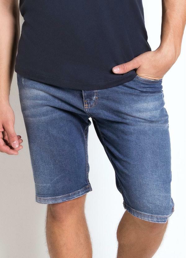 Nicoboco - Bermuda Nicoboco Jeans com Puídos Localizados
