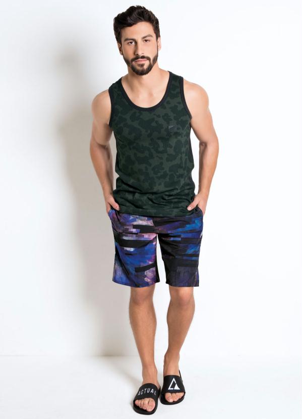 Nicoboco - Bermuda Nicoboco Surf Geométrica com Cadarço 3