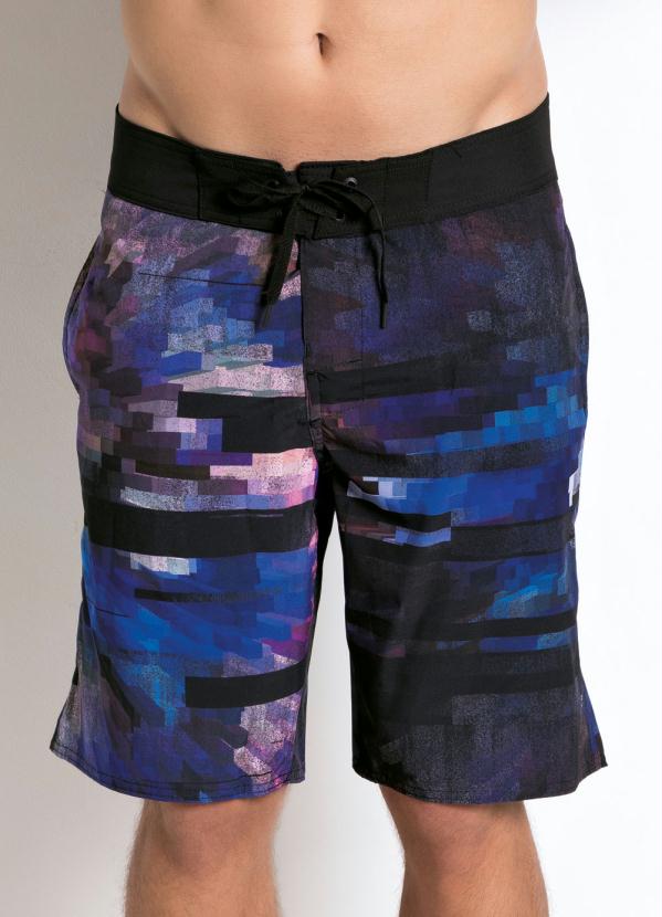 Nicoboco - Bermuda Nicoboco Surf Geométrica com Cadarço 5