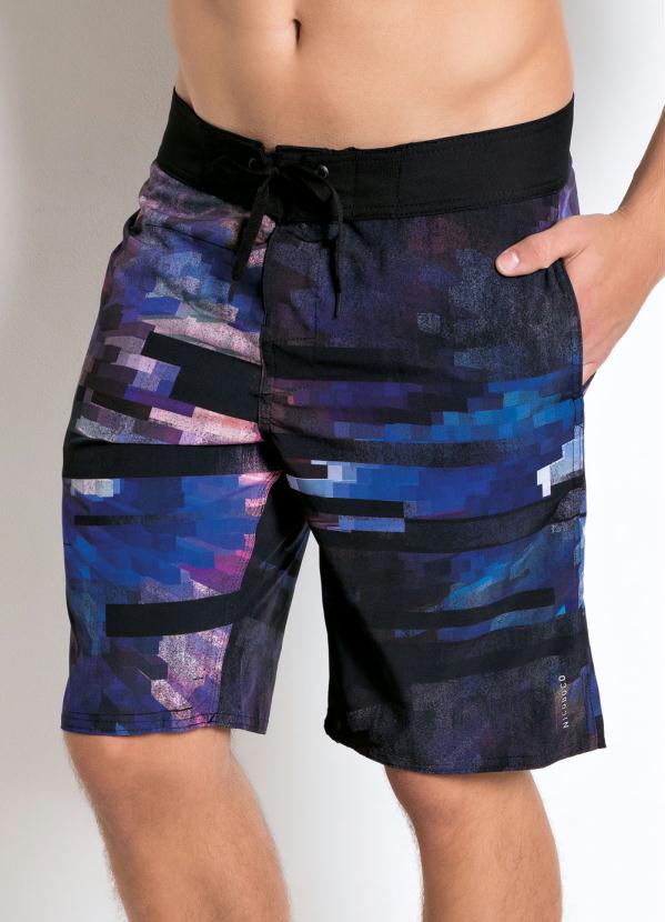 Nicoboco - Bermuda Nicoboco Surf Geométrica com Cadarço 6