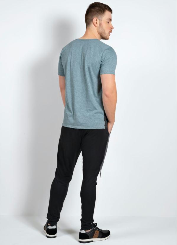 Moda Pop - Calça Preta Jogger com Bolsos 6