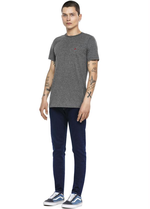 Enfim - Calça Azul Escuro Skinny Jeans com Elastano 2