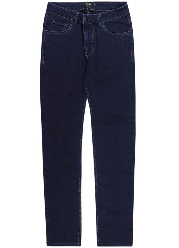 Enfim - Calça Azul Escuro Skinny Jeans com Elastano 3