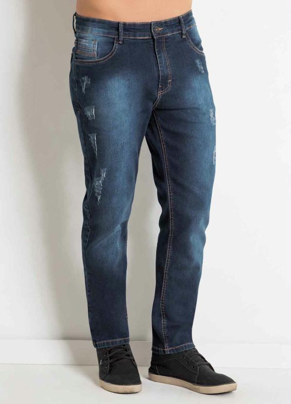 Outlet - Calça Destroyed Jeans com Bolsos Actual 5