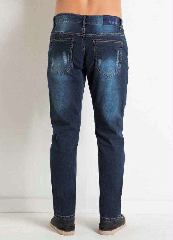 Outlet - Calça Destroyed Jeans com Bolsos Actual 6