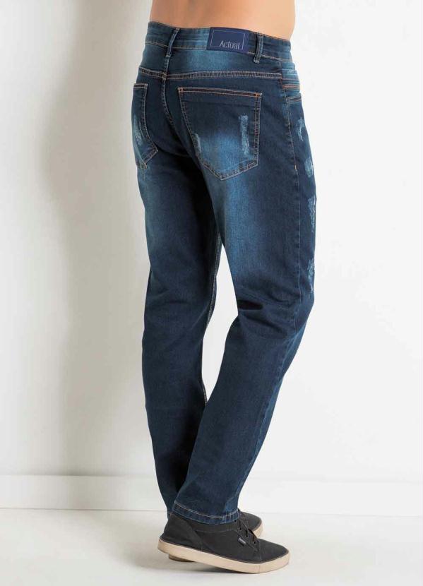Outlet - Calça Destroyed Jeans com Bolsos Actual 7