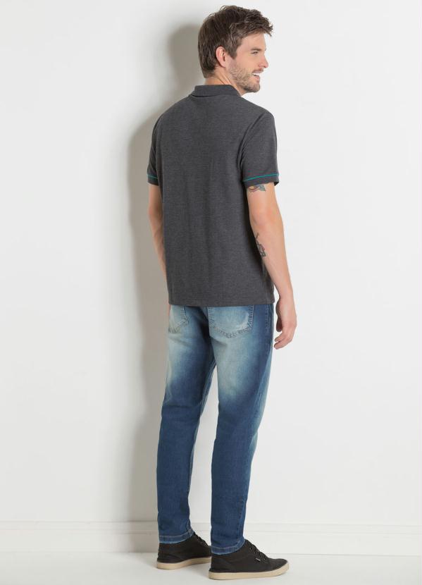 Outlet - Calça Jeans com Bolsos Frente e Costas Actual 4