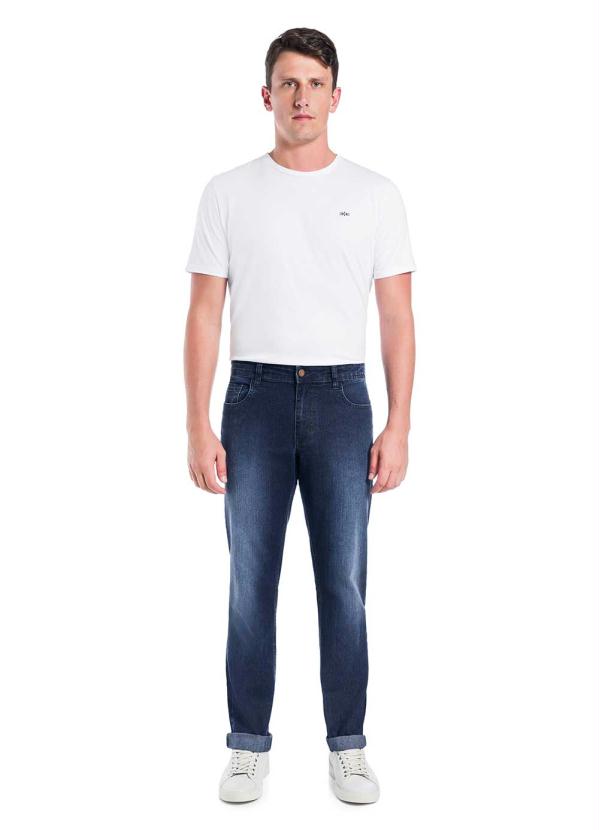 Hangar 33 - Calça Jeans com Elastano Modelagem Reta 2