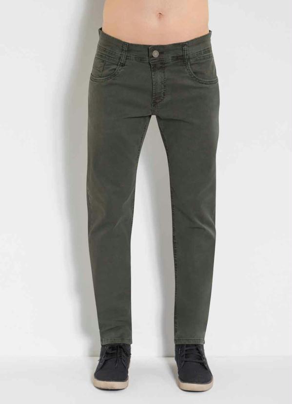 Outlet - Calça Skynny Grafite em Sarja 1