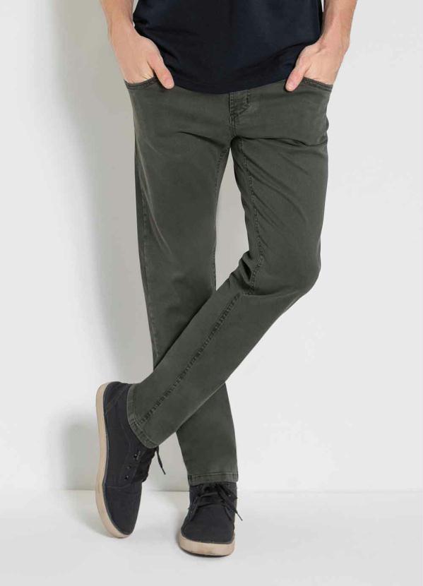 Outlet - Calça Skynny Grafite em Sarja 5