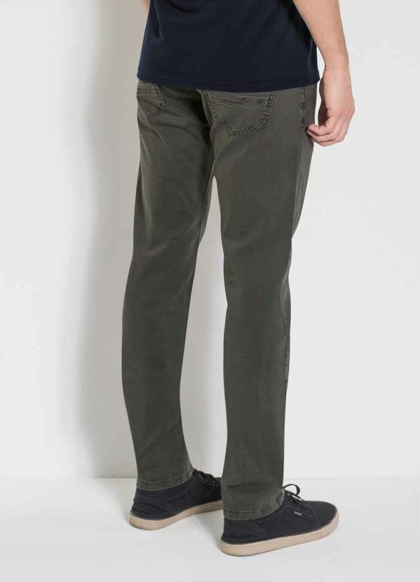 Outlet - Calça Skynny Grafite em Sarja 6