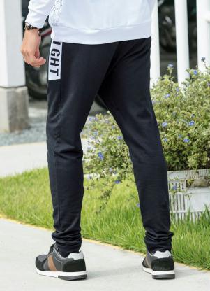 Moda Pop - Calça com Estampa Alright Preta - MODA POP