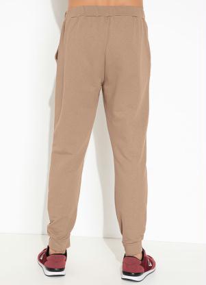 Moda Pop - Calça Marrom Claro com Bolsos Funcionais - MODA POP