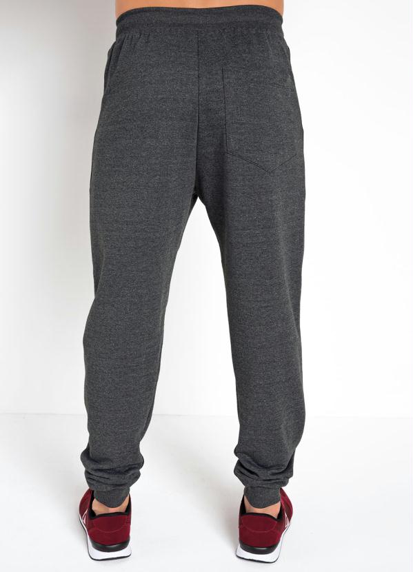 Outlet - Calça Mescla Chumbo com Bolsos Funcionais 2