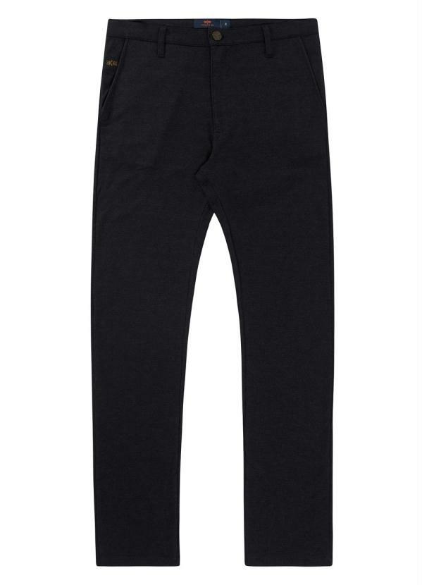 Hangar 33 - Calça Moletom Slim Pai Tal Filho Preto