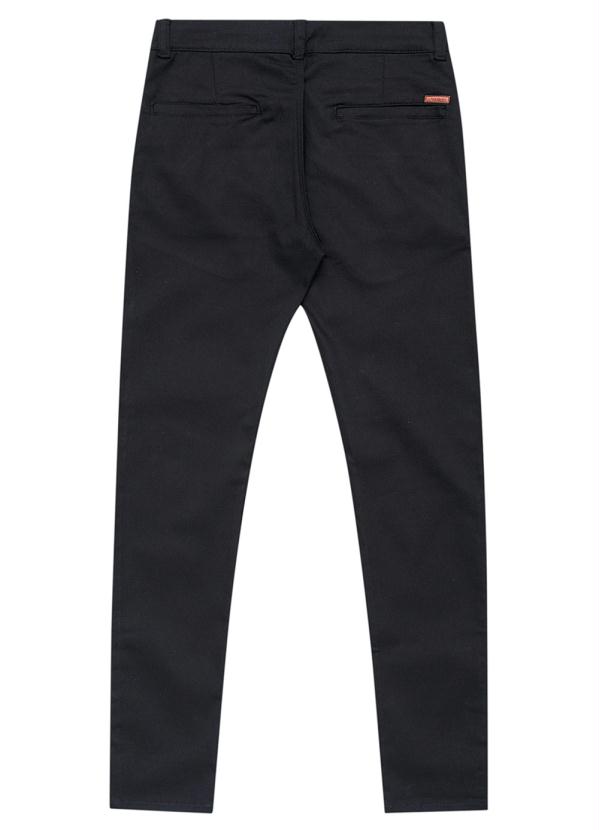 Hangar 33 - Calça Sarja com Elastano Preto Reativo 3