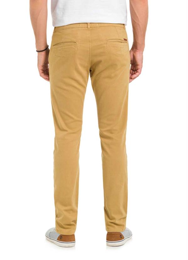 Hangar 33 - Calça Sarja Slim com Elastano Denim Malha Bege 2